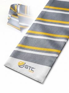 Cravate professionnelle ANIMA en soie jacquard tissée avec logo Cygne Blanc, cravates personnalisées pour hommes, cravates à logo sur mesure, vente en gros - Product Image 2