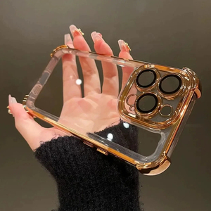 เคสโทรศัพท์มือถือกันกระแทกแบบใสเคลือบไฟฟ้า PC สำหรับ <span class=keywords><strong>iPhone</strong></span> <span class=keywords><strong>XS</strong></span> 11 12 Pro 13 14 15 16 17ProMax จากโรงงาน - Product Image 3