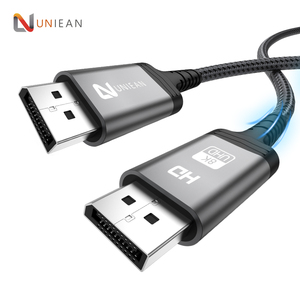 Uniean Nhà Máy Bán Buôn HD 2M 3M Div Cáp Cổng Hiển Thị Để 1.4dp 8K 60Hz Cáp 2.1 Video Cáp Cho Điện Thoại Di Động Để Tv Ps5 - Product Image 1