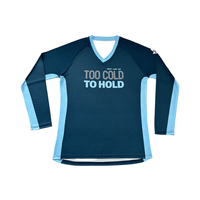 T-shirt de course GRS à manches longues 100% polyester, t-shirt de sport personnalisé, t-shirt oversize, col en V, t-shirt de course, t-shirt en sublimation
