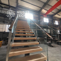 Fabricant chinois, usine directe, escalier sur mesure personnalisé en taille et couleur, conception d'ingénierie mondiale