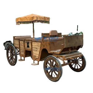 Charrette électrique en bois pour visites touristiques, Buggy électrique, Rickshaw électrique, Carrosse en bois - Product Image 1
