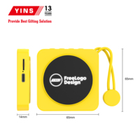 Haut-parleur audio sans fil magnétique avec logo LED personnalisé, cadeau pour la reconnaissance des clients, récompense des employés, souvenir d'anniversaire d'entreprise