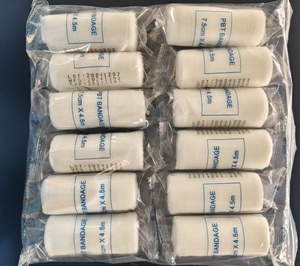 ผ้าพันแผลผ้าพันพีบีทีผ้าฝ้ายยืดหยุ่นผ้าพันพีบีทีขนาดแตกต่างกัน - Product Image 4