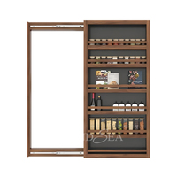 Porte dissimulée personnalisée avec charnière invisible pour bibliothèque, chambre anti-panique, ou porte escamotable Murphy