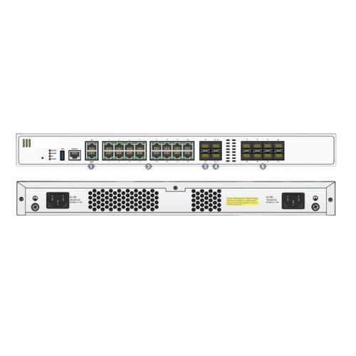 FG-200F New Stock Network Security Firewall Appliance 8 GE SFP 4 X 10GE SFP+ Slots Security Gateway