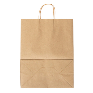 Khpack Vente en gros directe Sacs-cadeaux en papier kraft Logo personnalisé économique pour une utilisation dans les supermarchés Conception de la Chine - Product Image 5