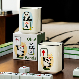 Taza de Café de Cerámica con Diseño de Panda y Bandeja, para Fiestas, Hogar, Oficina, Regalo Creativo - Product Image 2