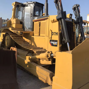 รถเกลี่ยดิน D7H แมวมือสองรถตักดิน d6g แมวสภาพดีราคาต่ำชั่วโมงการทำงานสีเดิมจากญี่ปุ่น - Product Image 1