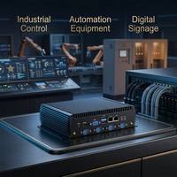 PC Industrial sin Ventilador Intel, PC Industrial DDR4, I7 I5 I3 12.ª Generación, Computadora Industrial Resistente para Computación en Borde de IoT