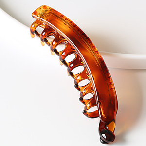 Pince à cheveux coréenne minimaliste grande taille pour queue de cheval verticale et pince à cheveux antidérapante pour l'arrière de la tête, pour des coiffures élégantes et sans effort - Product Image 2