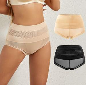 Nouveau style culotte de hanche coulissante à taille moyenne culotte post-partum réduisant le ventre culotte respirante et serrée en grande taille - Product Image 1