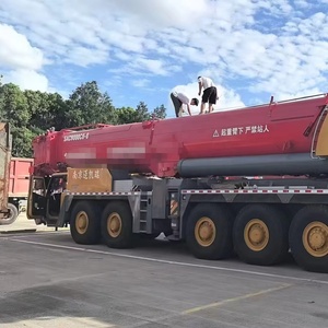 Grue sur camion SANY 900T d'occasion, grue tout-terrain à rotation hydraulique à rétraction rapide pour projets de relocalisation - Product Image 1