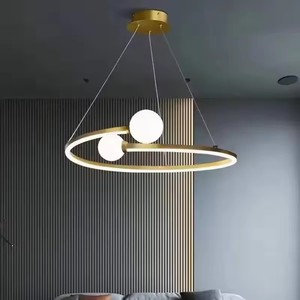Nordic Luxury Decorative Chandelier Dining Room Living Room <strong>Bedroom</strong> Home <strong>Lighting</strong> Glass <strong>Shade</strong> Hanging Lamps - Product Image 2