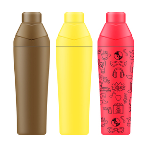 Custom Factory Metal Boston Cocktail Shaker Herramienta <span class=keywords><strong>de</strong></span> cambio <span class=keywords><strong>de</strong></span> color para uso en la barra - Product Image 1