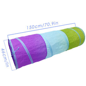 Tunnel de jeu portable 46*180cm pour enfants, tente de jeu pour ramper, tente pop-up pour jouer en extérieur - Product Image 2