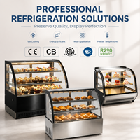 Vitrine Réfrigérée Commerciale Électrique à Haute Efficacité et Silencieuse pour Desserts, Idéale pour Cafés et Magasins – Promotion Exceptionnelle