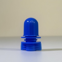 Capuchon à bec verseur portable en plastique PE de qualité alimentaire de 12 mm pour produits cosmétiques, emballage de shampooing, bouchon à vis pour sachets à bec verseur