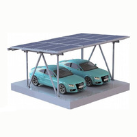 Offre Spéciale : Abri de Voiture Solaire Étanche en Aluminium pour Parking, avec Panneaux Photovoltaïques et Structure en Aluminium