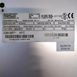 Nuevo Servomotor Original Kollmorgen Servostar 403M-S S403AM-SE - Product Image 2