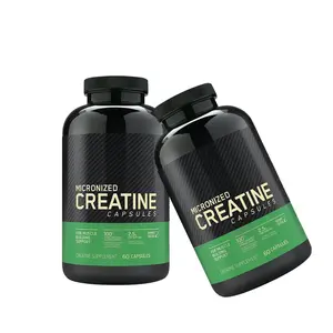 Oem micropowdered pure creatine monohydrate capsules support muscle size and strength supplements before and after exercise