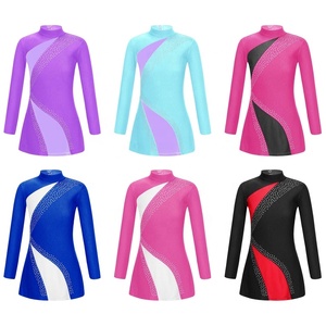 Traje de Baile Latino para Niñas de 4 a 14 Años, Vestido Elegante para Competencia y Actuación, Ropa de Patinaje y Gimnasia - Product Image 1