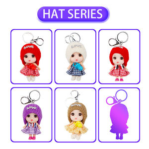 Boîte surprise, costumes variés, mini poupées en vinyle, sacs, ornements, porte-clés mignons, cadeaux pour filles, bonbons, jouets pour enfants - Product Image 5