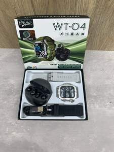 OKPU WT-04 Smart Watch Suit Waterproof Outdoor Fitness Smartwatch with in Ear Wireless Earbuds 2 Replacement Watch Bands 2026 - Product Image 5