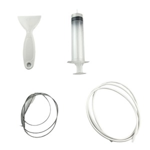 Juego de Herramientas para Desatascar Refrigeradores, 5 Piezas, Cepillo de Acero Inoxidable, Jeringa de Tubo Flexible, Cuchara para Hielo, Varilla Desatascadora - Product Image 2