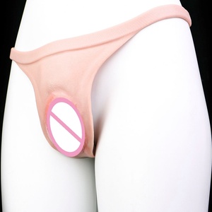 Tanga Vaginal de Silicona FAAK, Ropa Interior Femenina, Genitales de Silicona para Cross-dressing, Juguete Sexual Masculino - Product Image 4