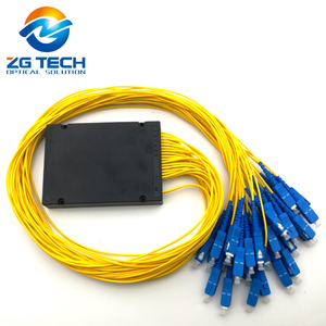Splitter PLC in ABS per Fibra Ottica, Sorgente da Fabbrica 1310nm, 4/8 Vie, Connettore Personalizzabile, Split Simmetrico per Data Center, FTTx, FTTH