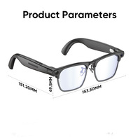 Lunettes Intelligentes Kuajing AI G1 : Nouveau Modèle Semi-Cerclé Style Affaires avec Caméra HD 800W et Traduction en Temps Réel pour la Connectivité