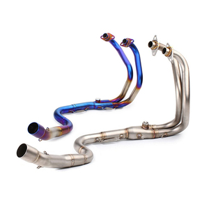 Tubo de Conexión Frontal de Acero Inoxidable para Escape de Alto Rendimiento de Motocicleta para <span class=keywords><strong>Kawasaki</strong></span> <span class=keywords><strong>Ninja</strong></span> 250 300 Z250 <span class=keywords><strong>Z300</strong></span>, Interfaz de 51 mm, Tubo Colector Modificado - Product Image 2