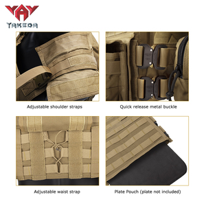 YAKEDA Tactisch Outdoor Vest Molle <span class=keywords><strong>Chaleco</strong></span> Tactico Body Protection Pouch Jacht <span class=keywords><strong>Plate</strong></span> <span class=keywords><strong>Carrier</strong></span> Jacht Tactisch Vest - Product Image 3