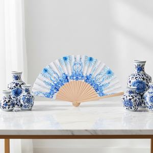 Abanicos Plegables de Bambú Personalizados de Alta Calidad al por Mayor, Abanicos Impresos Personalizados Adecuados para Decoración del Hogar - Product Image 5