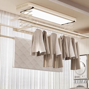 Remote control lifting intelligent voice drying and disinfection integrated electric drying rack - Product Image 1