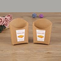 Dossiers en papier kraft biodégradables, écologiques, imperméables et jetables avec logo personnalisé pour la restauration à emporter (estampage)