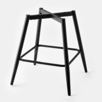 Pieds et accessoires de chaise en métal forgé de haute qualité, modernes, en forme de X, robustes et à haute résistance, pour salle à manger et chambre à coucher
