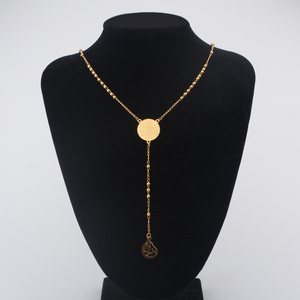 Collar de Cuentas de Oración Islámica Rosario con Colgante de Alá en Árabe Chapado en Oro para Mujer, Joyería Musulmana al por Mayor - Product Image 5
