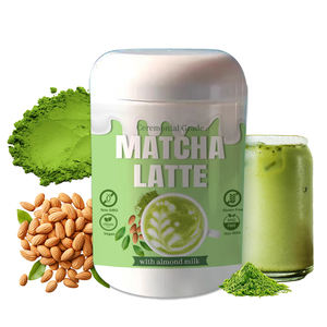 Mélange de Latte au Matcha Bio Personnalisé avec Logo Privé, Style Café, Poudre de Thé <span class=keywords><strong>Vert</strong></span> et Collagène - Product Image 1