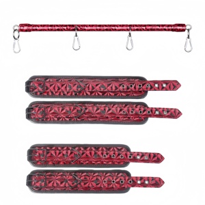 Accesorios de Restricción para Placer SM, Juego de Esposas y Grilletes de Varilla Metálica, Juguetes Sexuales para Entrenamiento de Bondage y Restricción para Parejas - Product Image 4