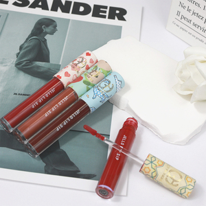 Emballage de <span class=keywords><strong>tube</strong></span> de gloss à lèvres personnalisé avec logo d'artiste, capuchon rond en papier unique, contenants pour gloss à lèvres, tubes à rouge à lèvres cosmétiques vides - Product Image 3