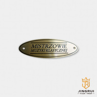 Plaques de nom personnalisées en laiton pour meubles et canapés, ornements cadeaux anciens/modernes, badges de forme personnalisée avec design et couleur sur mesure