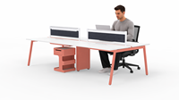 Station de travail industrielle fixe ergonomique moderne personnalisée couleurs personnalisables en acier pour les entreprises à domicile avec tiroirs