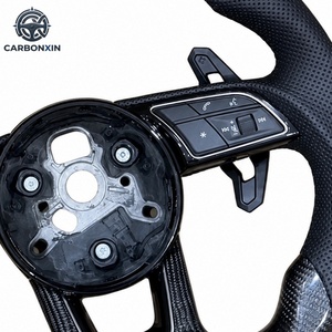 Volant en fibre de carbone pour Audi B9 R8 A1 A3 A4 A5 S4 RS5 S3 S4 S5 A6 A7 A8 Q3 Q5 Q7 Q8 TT R8 S6 RS6 RS7 S7 B8.5 B8 - Product Image 6