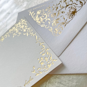 Sobres <span class=keywords><strong>de</strong></span> Invitación con Papel Dorado Personalizados, Juego <span class=keywords><strong>de</strong></span> Tarjetas <span class=keywords><strong>de</strong></span> Nota, Papelería para Bodas, Sobre Floral con Estampado en Relieve <span class=keywords><strong>de</strong></span> Lujo, Sobres <span class=keywords><strong>de</strong></span> Regalo <span class=keywords><strong>de</strong></span> Alta Gama - Product Image 3