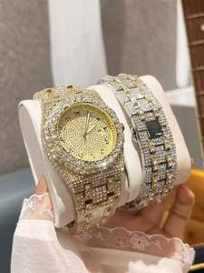 Reloj de Lujo de Alta Calidad con Moissanita VVS Personalizado, Estilo Hip-Hop con Diamantes, Oro Rosa, Automático y Mecánico - Product Image 2