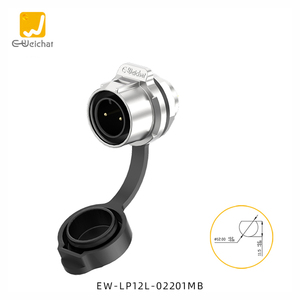 E-weichat 2-8-pin bảng điều chỉnh hàng không cắm nữ nam ổ cắm đảo ngược cài đặt Điện LP12 Kết nối công nghiệp - Product Image 5