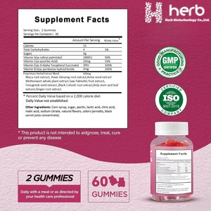 Gummies pour les fesses OEM ODM sous marque privée pour femmes, Gummies BBL avec mélange d'herbes Curva Boost - Product Image 2