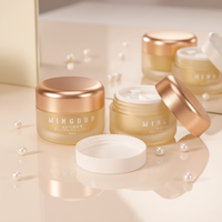 Flacon cosmétique en plastique de luxe de haute qualité avec dégradé de couleurs, emballage unique pour les soins de la peau avec compte-gouttes en plastique pour sérum et lotion
